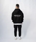99 Based Antiq Logo Zip Hoodie Black (2)