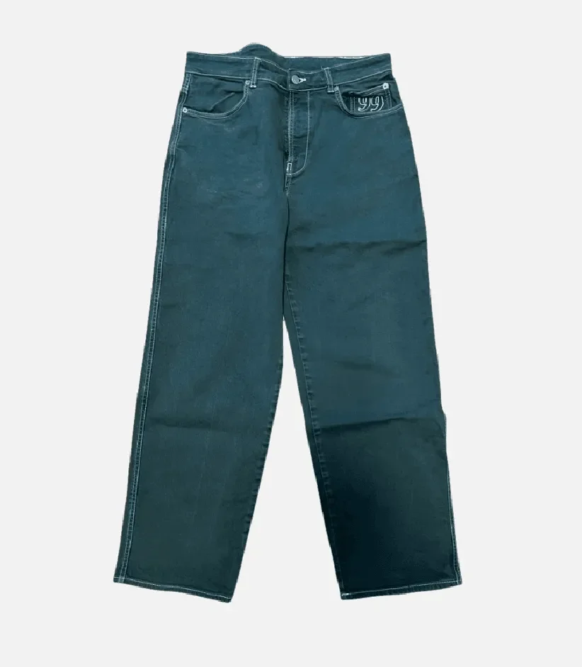 99Based Jeans Vintage Green (1)
