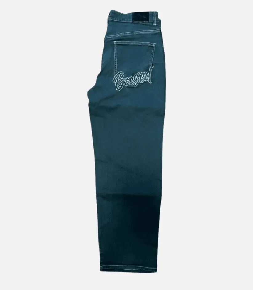 99Based Jeans Vintage Green (3)