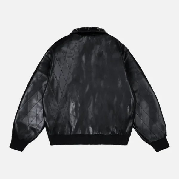 99Based Leather Jacket Black (3)