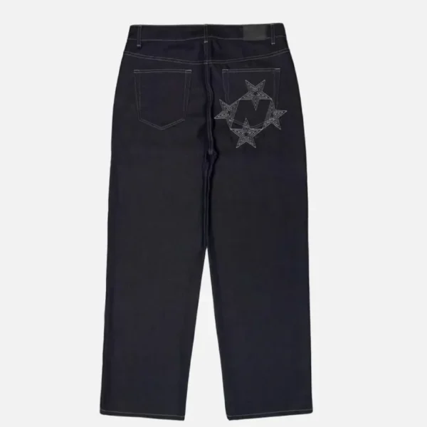 99Based Logo Jeans Black (2)