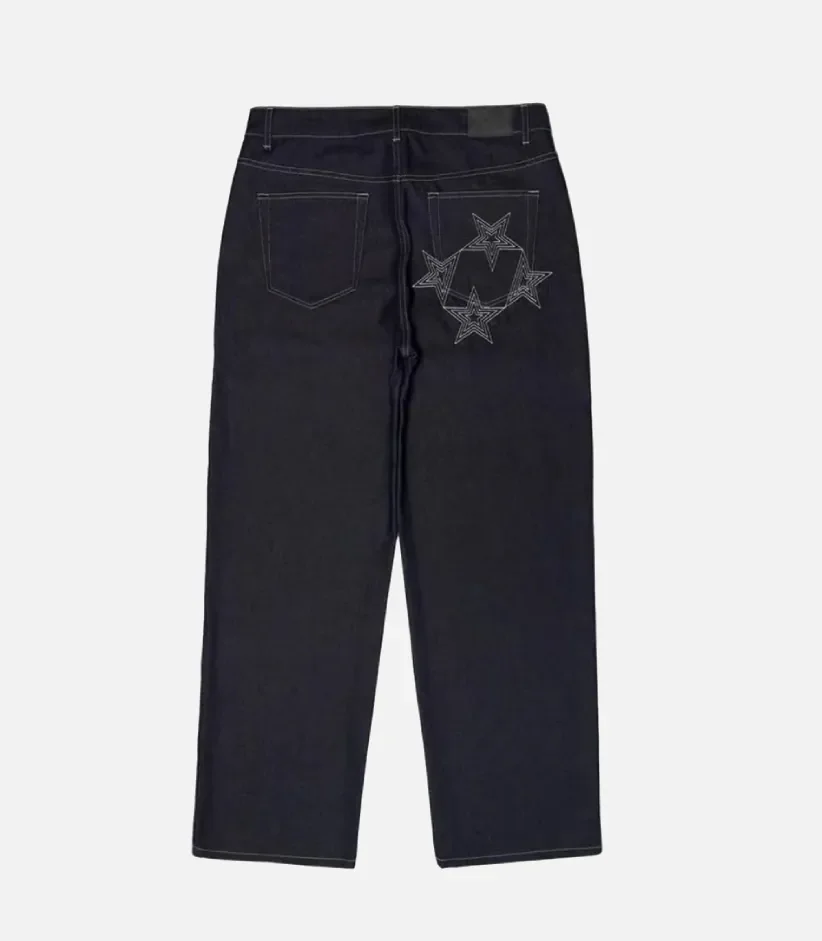99Based Logo Jeans Black (2)