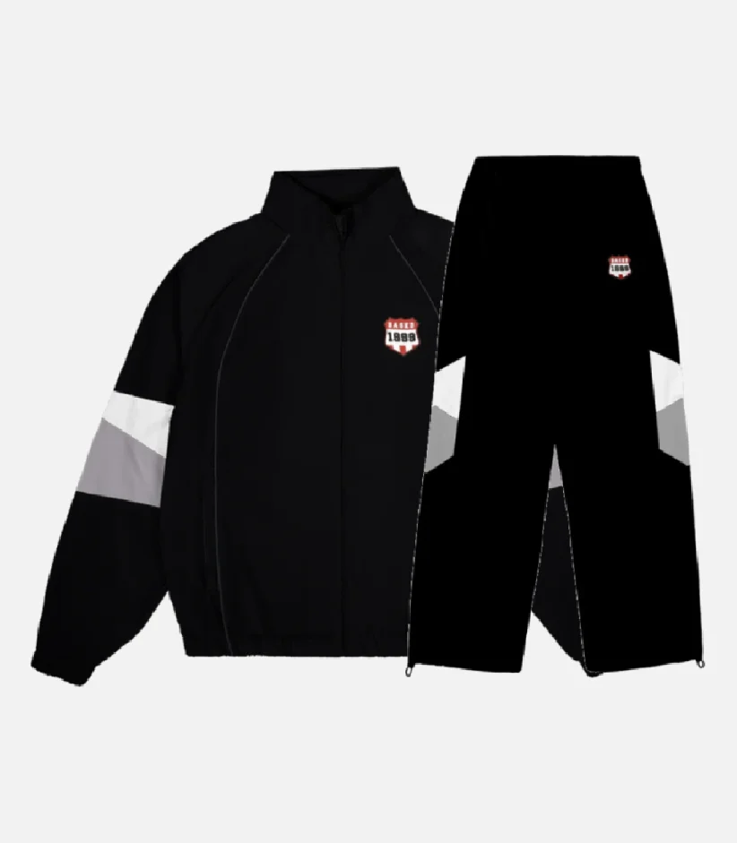 99Based Shell Tracksuit Black (2)