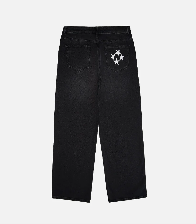 99Based Shining Stars Jeans Black (3)