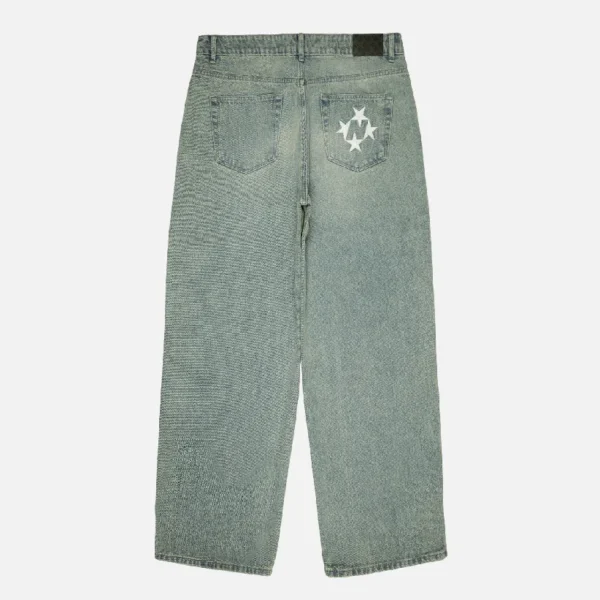99Based Shining Stars Jeans Old Light Blue (3)