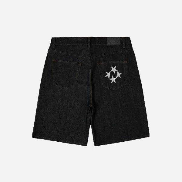 99Based Shining Stars Shorts Black (4)