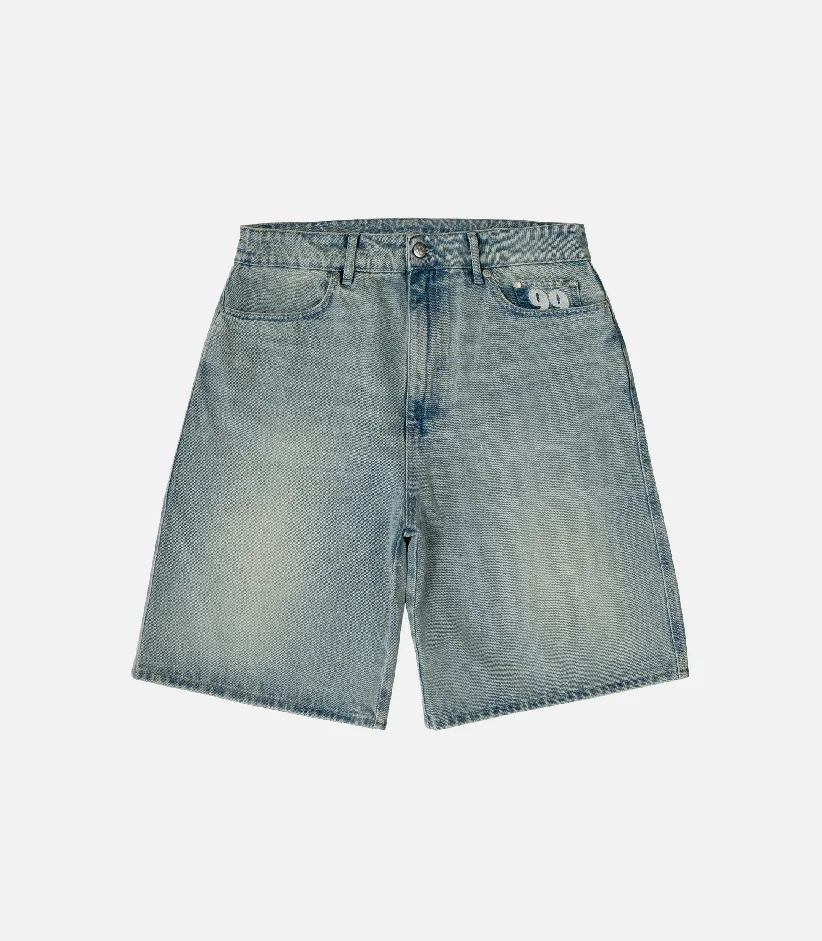 99Based Shining Stars Shorts Old Light Blue (4)