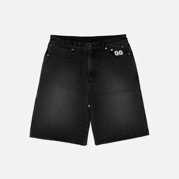 99Based Shining Stars Shorts Washed Black (5)