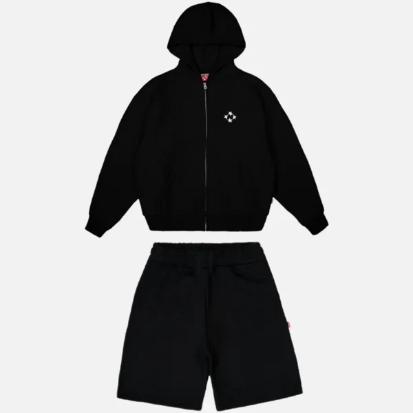 99Based Short Tracksuit Black (2)