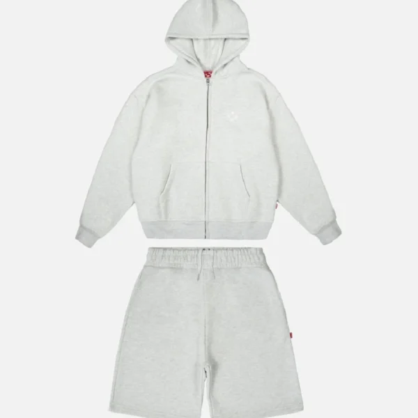 99Based Short Tracksuit Grey (3)