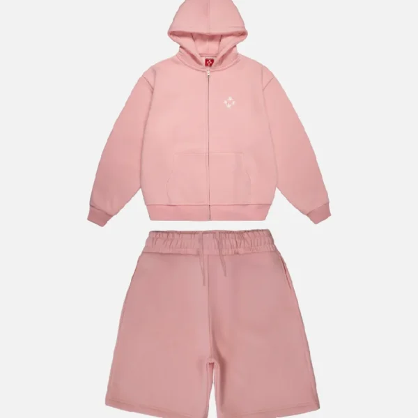99Based Short Tracksuit Pink (2)