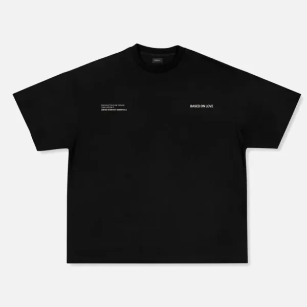 99Based Signature T Shirt Black (2)