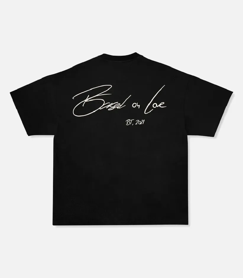 99Based Signature T Shirt Black (3)