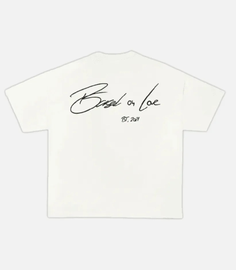 99Based Signature T Shirt White (1)