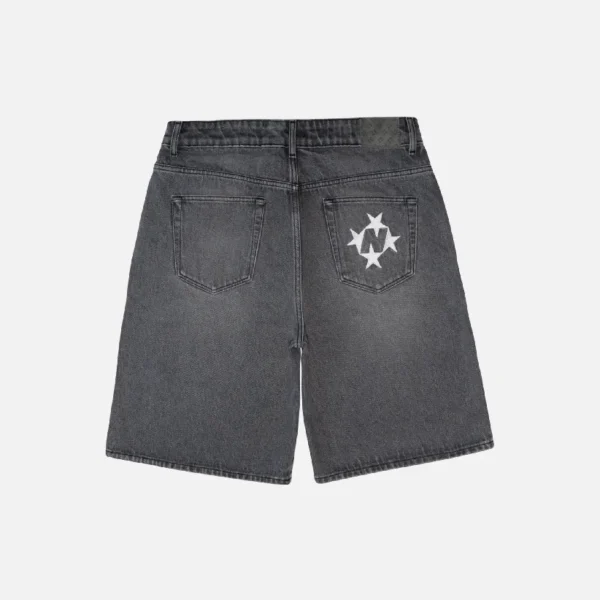 99based shining stars shorts washed grey (4)
