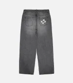99BASED Baggy Jeans Washed Grey (3)