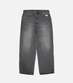 99BASED Baggy Jeans Washed Grey (4)