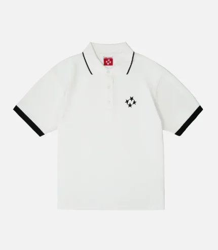 99BASED Polo T Shirt White (1)