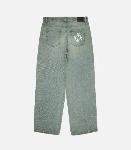 99BASED Shining Stars Jeans Old Light Blue (3)