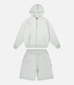 99BASED Short Tracksuit Grey (1)